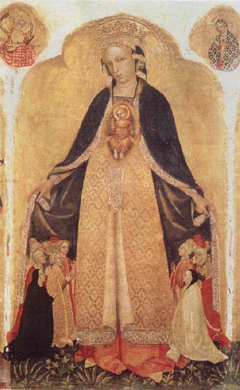 JACOBELLO DEL FIORE Madonna with the Cloak Norge oil painting art